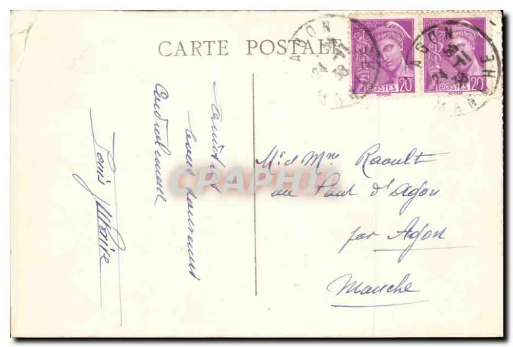 Marseille — O Castelo de If — editor 'Pannée' - Verso