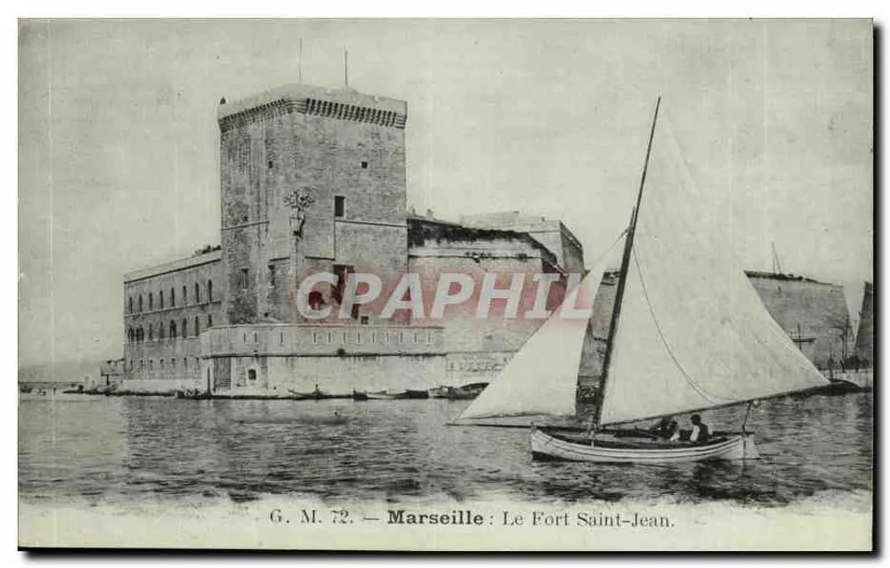 Marsella : El Fuerte de San Juan — G. M. 72 — editor G. M. 72 - Anverso