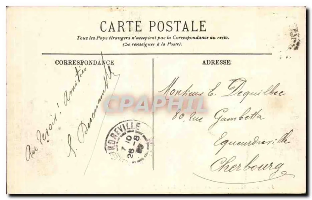 Marseille — Die Kathedrale von der Joliette-Pier — LL. - Rückseite