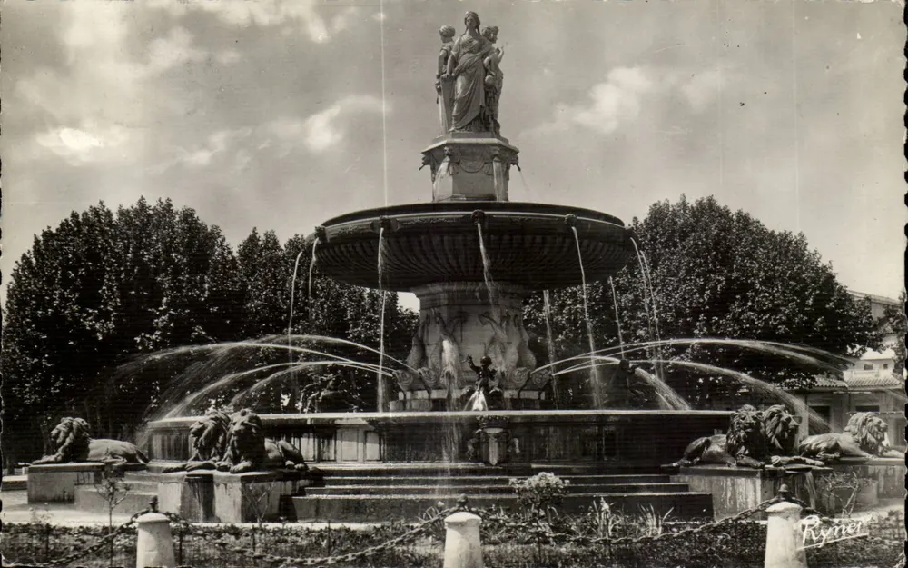Fontaine de la Grande Fontaine — Aix-en-Provence — Edition Ryner - Vorderseite