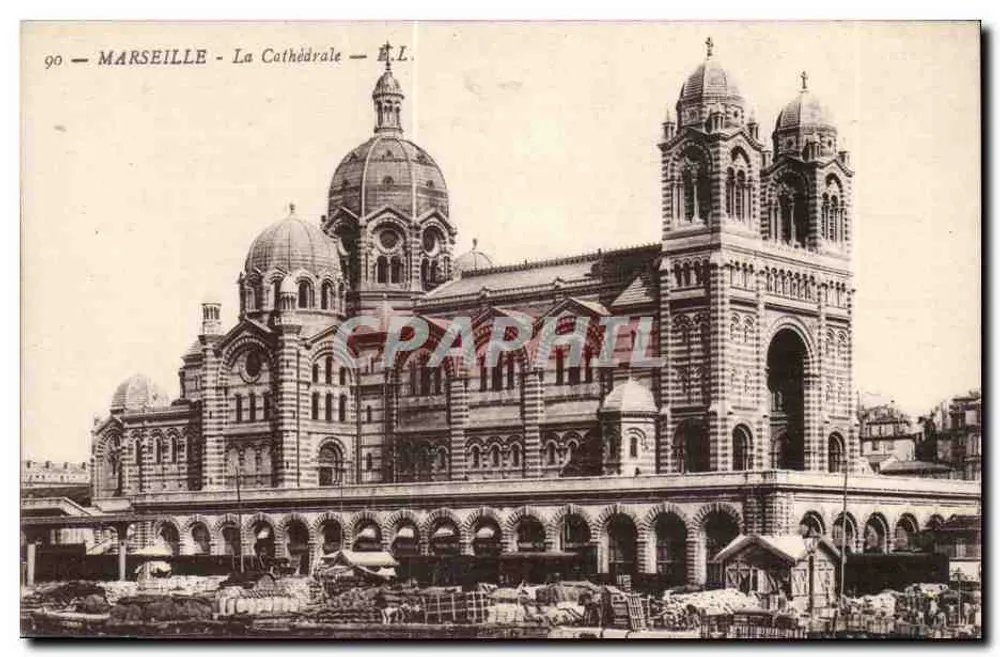 Marseille - A Catedral — E.L. — n°90 - Frente