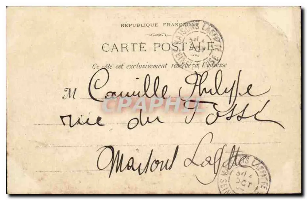 Marseille: Der Vieux-Port — G. M. — 10 — Verlag G. M. Nr. 10 - Rückseite