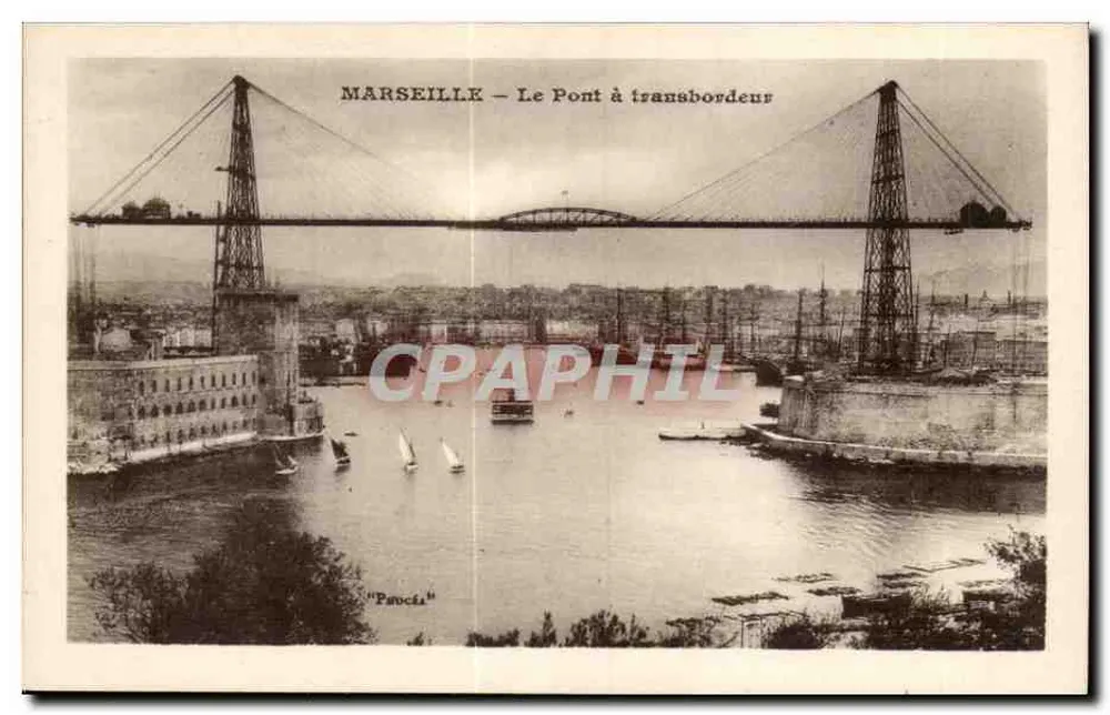 Marseille — O Ponte de transbordo — 'Paocéi' - Frente