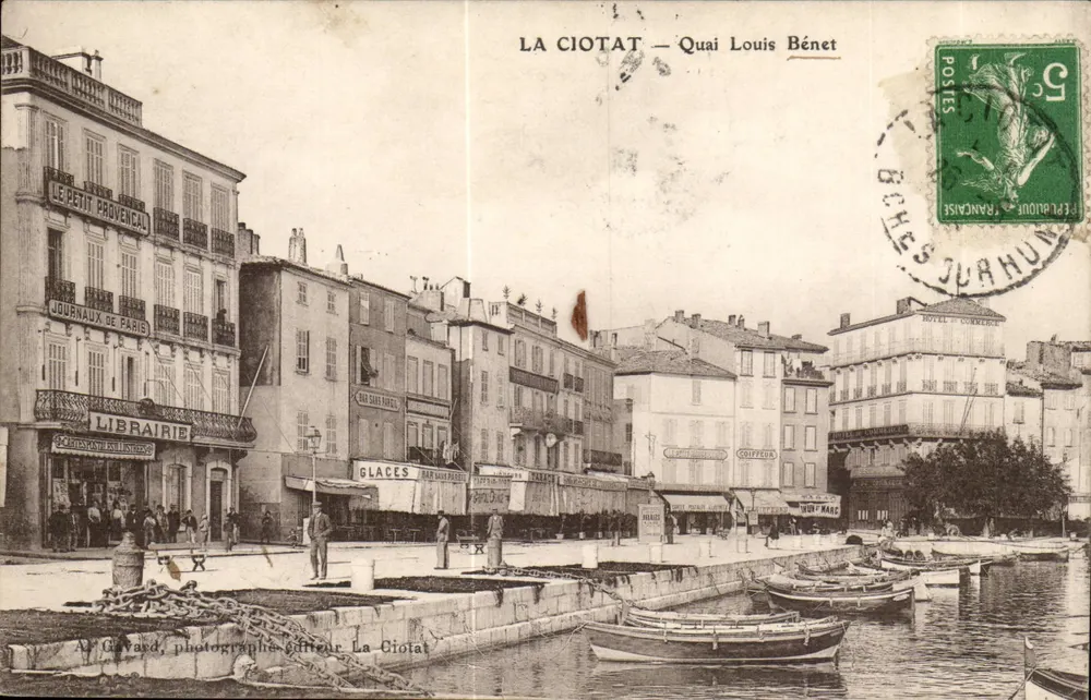 La Ciotat — Calçadão Louis Bénét — fotografia de Al Gavard, editor La Ciotat - Frente