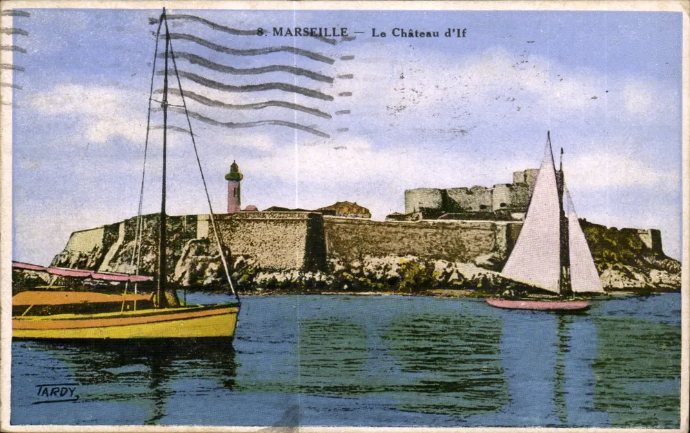 Marselha — O Castelo de If — Tardy - Frente