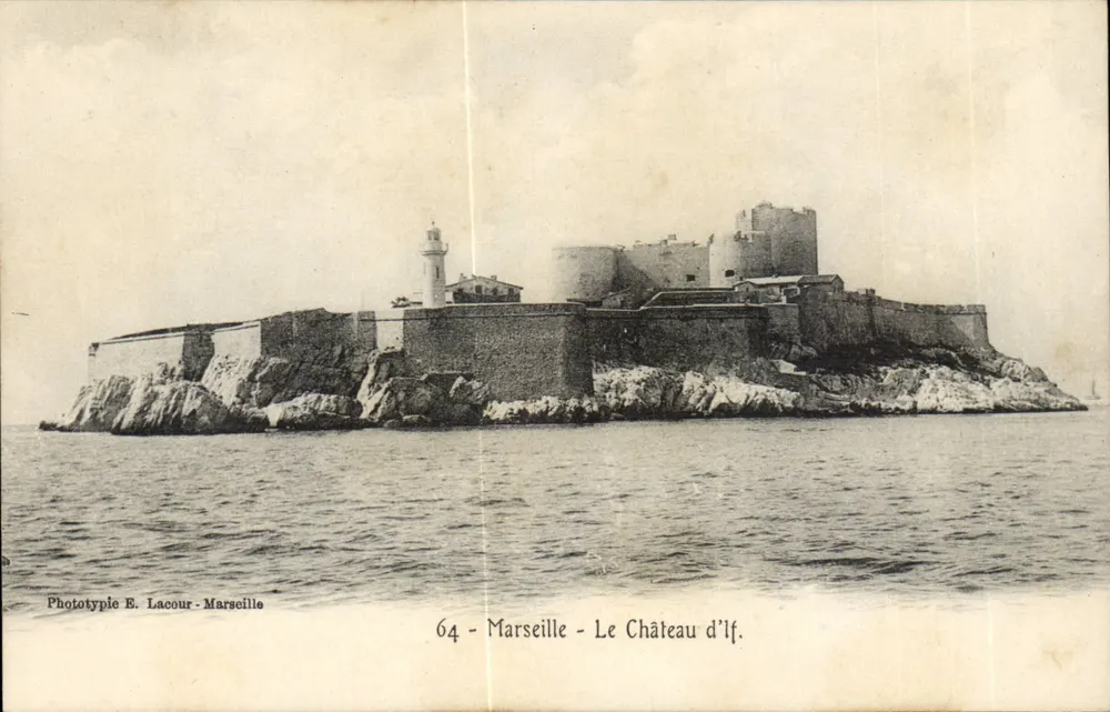Marseille - O Castelo de If — Fototipia E. Lacour - Marseille, n°64 - Frente