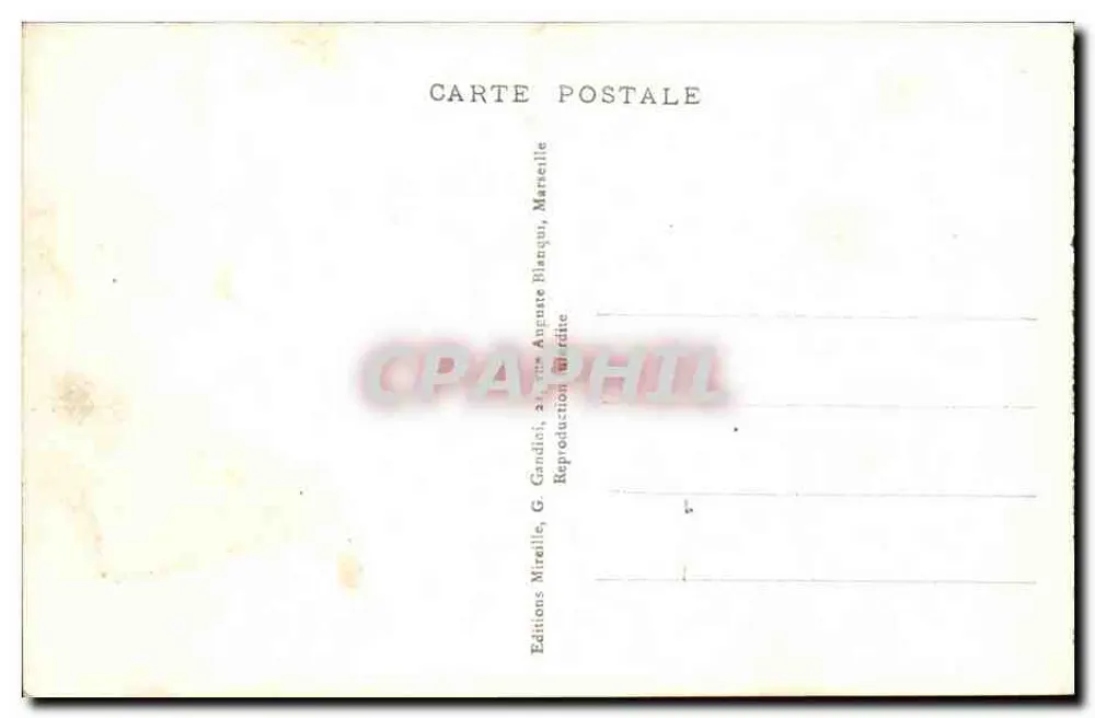 Marseille — Escada da Estação — Mireille, n°25 - Verso