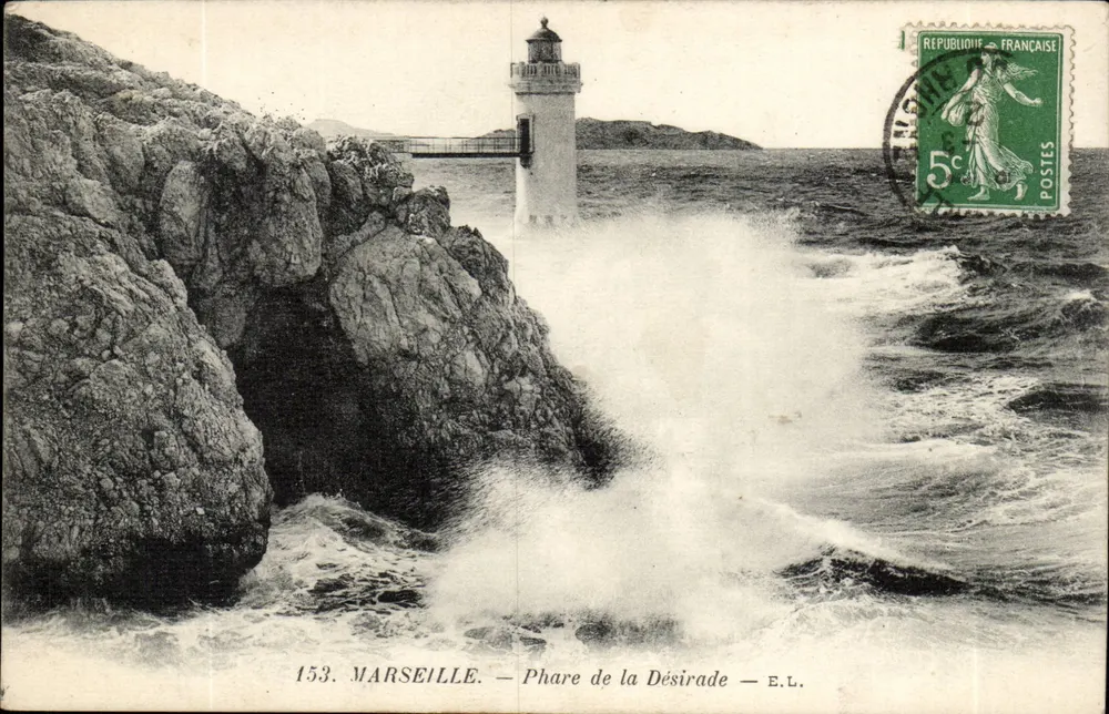 Marseille — Farol da Désirade — E.L. n°153 - Frente