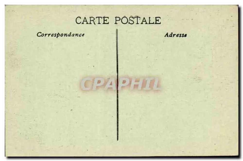 Abbé Faria in seiner Gefängnis — Sammlung des Schlosses If — Verlag nicht sichtbar - Rückseite