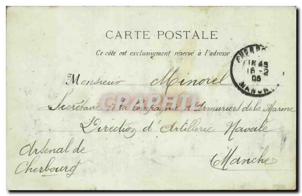 Marseille - Le Château d'If (Prison de l'Abbé Faria) — Boni Louhault, L.P. 26 - Verso