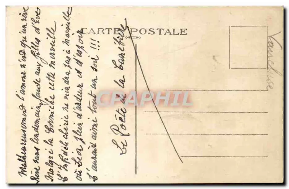 Marseille — La Cannebière — A. T. - Rückseite