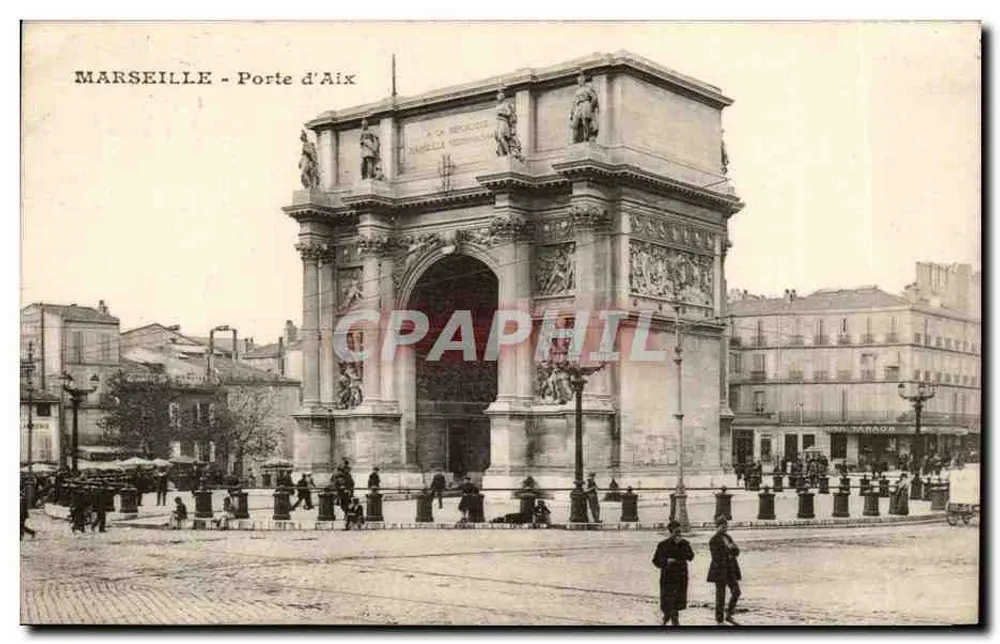 Marselha - Porta de Aix — editor desconhecido, número de série não visível - Frente