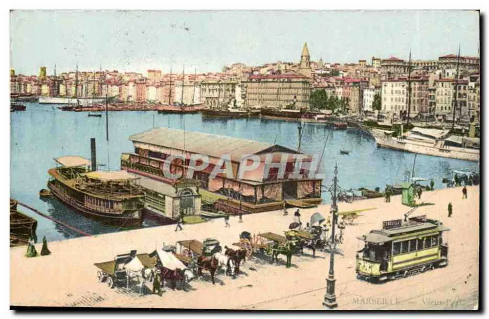 Marseille — Vieux-Port — Imp. Moullot - Frente