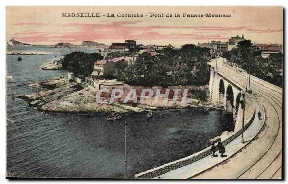 Marseille - Die Corniche - Brücke der Falschen Münze - Vorderseite