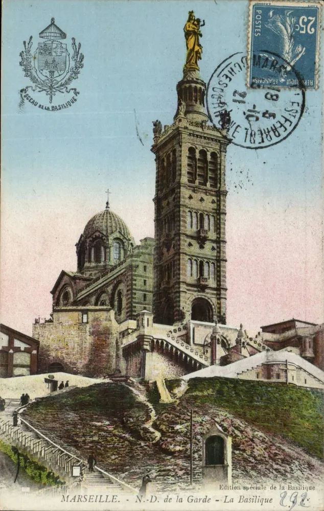 Marseille - Notre-Dame de la Garde - Die Basilika — Sonderausgabe der Basilika - Vorderseite