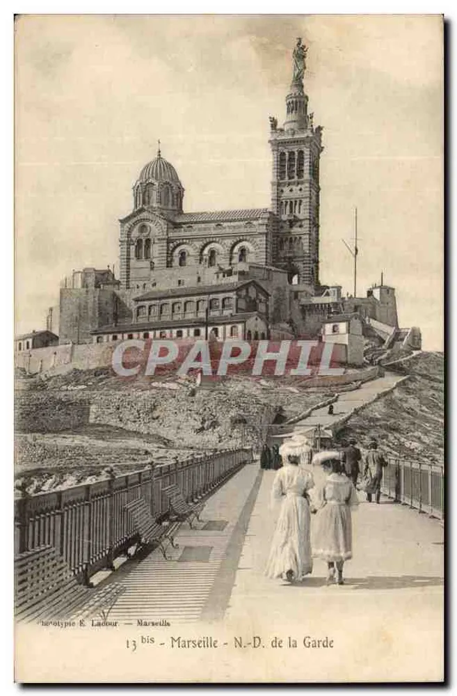 Marseille - Nossa Senhora da Guarda — editor Hérotypie & Labour, n° 13 bis - Frente