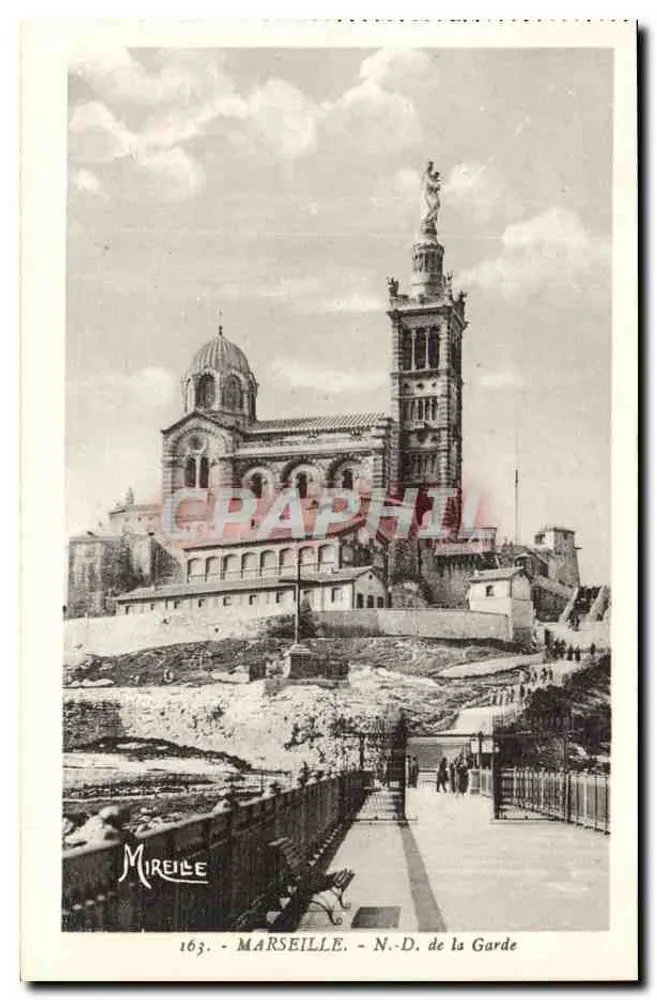 Marselha - N.-D. de la Garde — Mireille, n° 163 - Frente