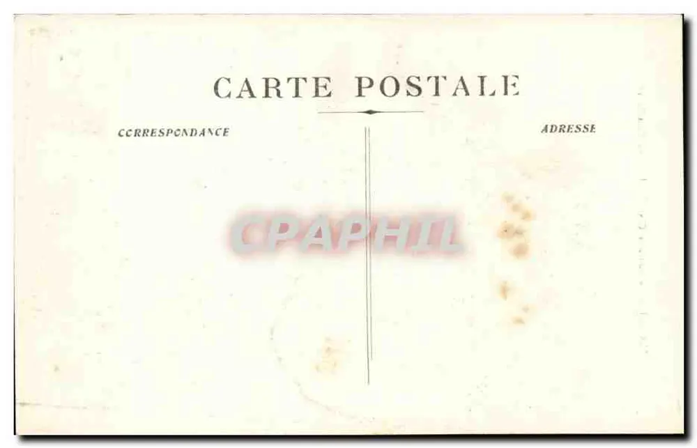 Marseille - Fonte Cantini (Place Castellane) — n° de série 271 - Verso