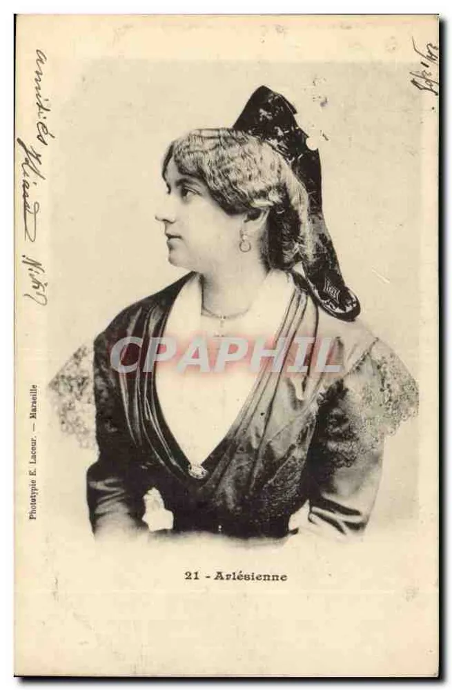 Arlésienne — Fototipia E. Lacour — Marselha - Frente