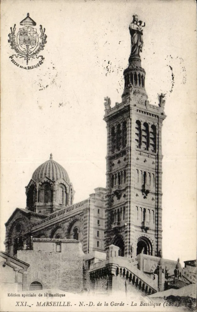 Marselha - N.-D. de la Garde - A Basílica — Edição especial da Basílica, n° XXI - Frente