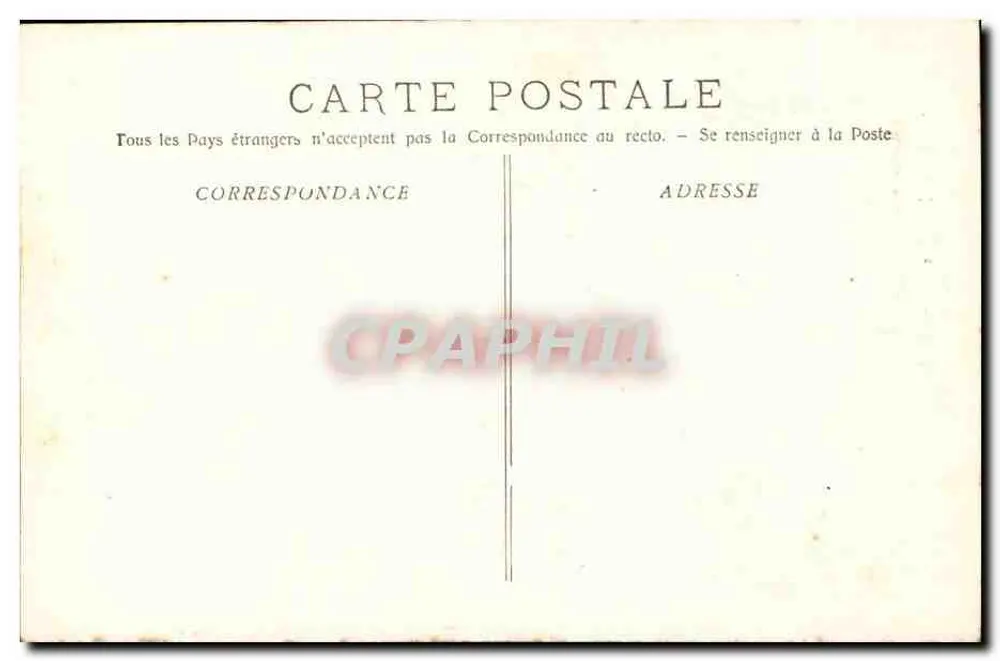 Marseille - Die Reformierten & das Denkmal der Mobiles — Phototype E. Lagour - Marseille - Rückseite