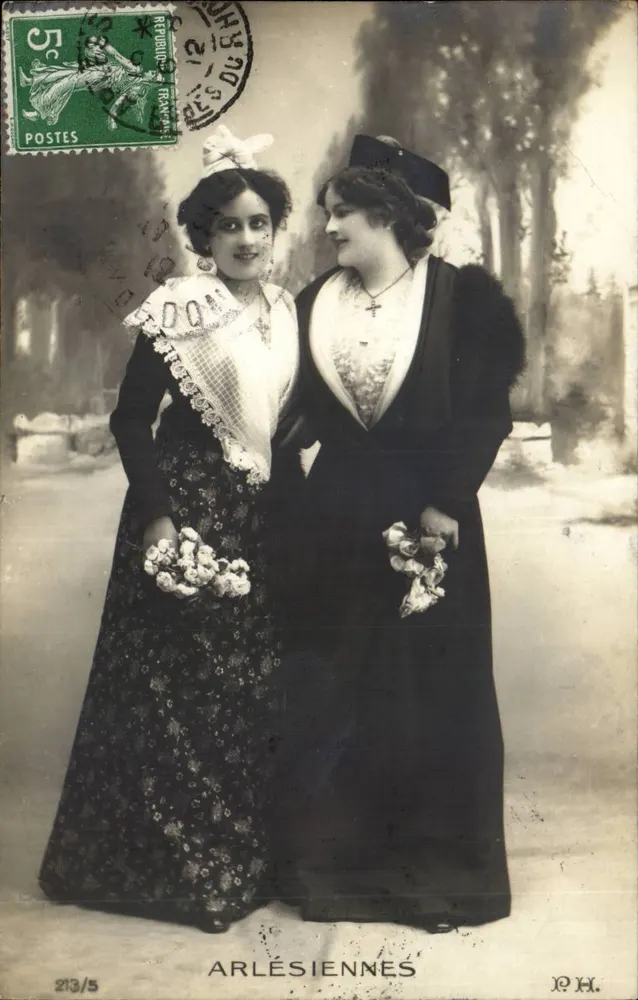 Zwei Frauen — Arlésiennes — P.H. Nr. 213/5 - Vorderseite