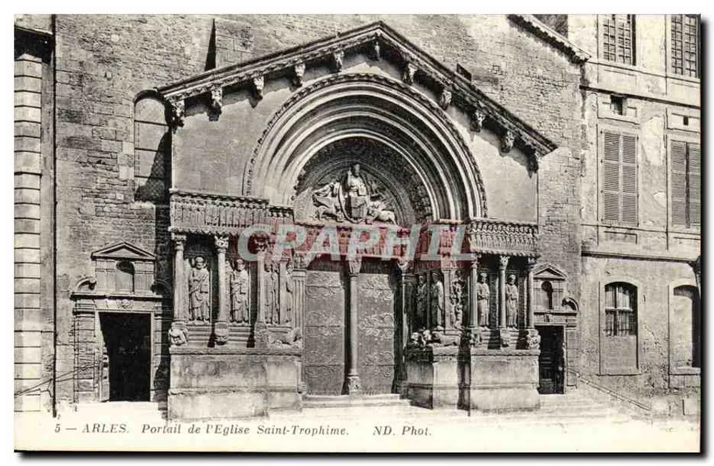 Arles — Portal der Kirche Saint-Trophime — ND. Phot. - Vorderseite