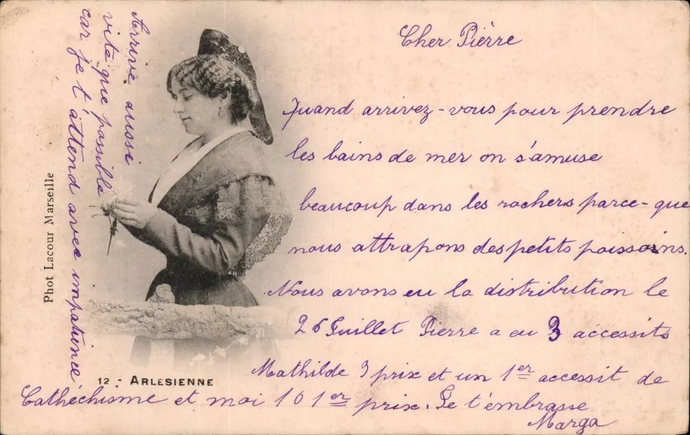 Arlesienne — mulher em traje local — Phot Lacour Marseille, n°12 - Frente