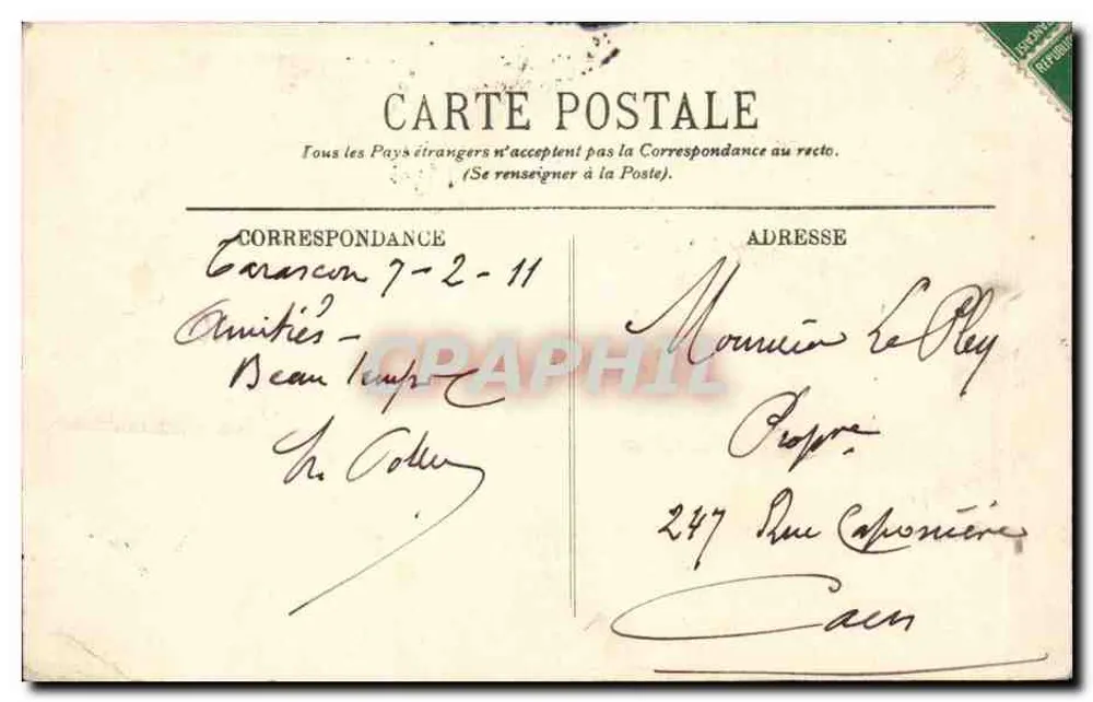 Arlésienne — Edição Marcheteau — Arles - Verso
