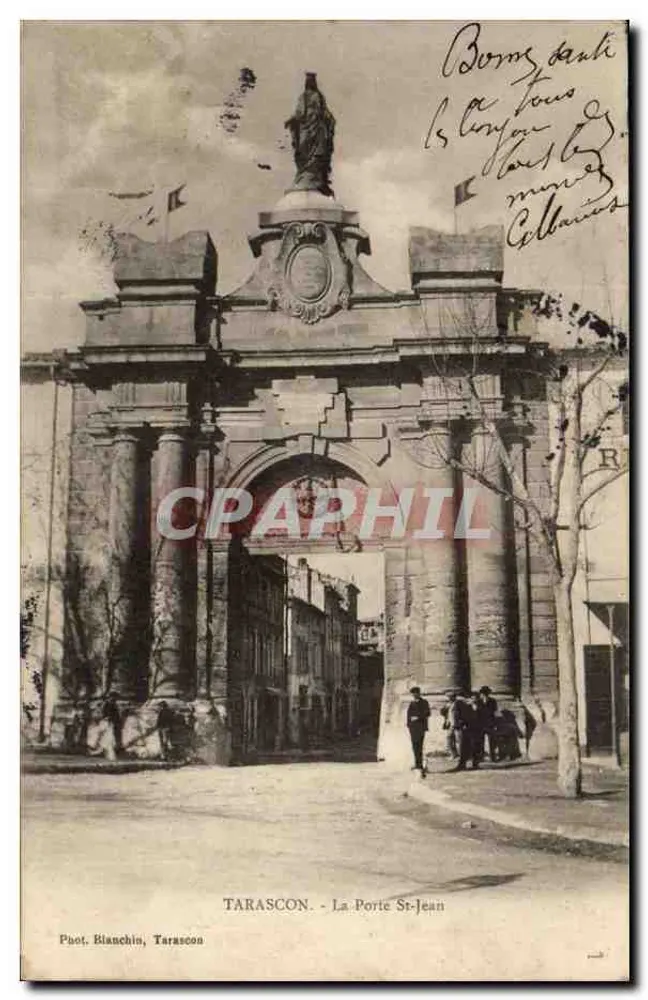 Tarascon - A Porta de São João — Fot. Blanchin, Tarascon - Frente