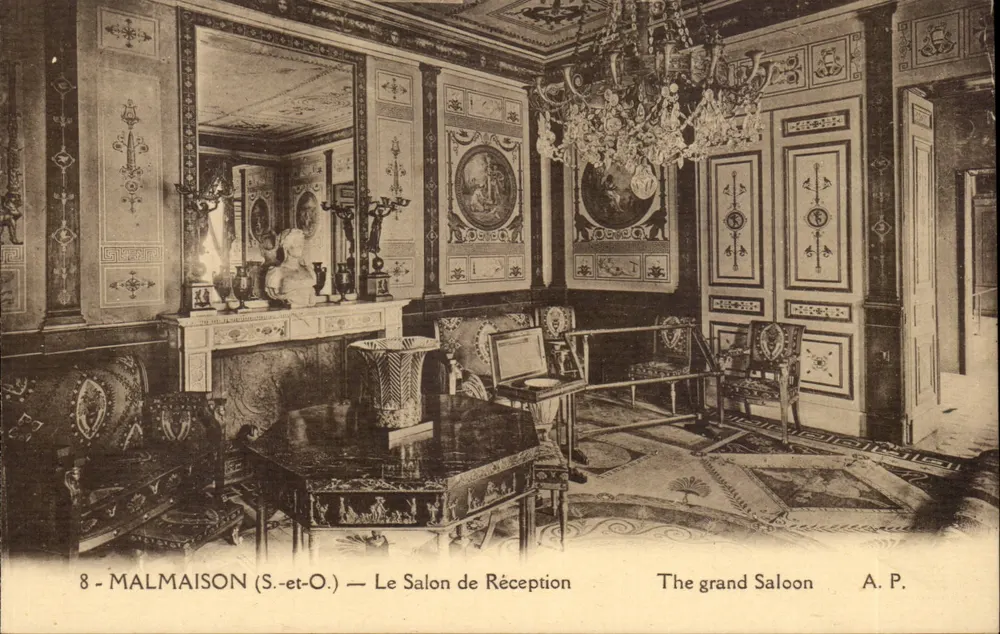 Malmaison (S.-et-O.) — Der Empfangssaal — A.P. - Vorderseite