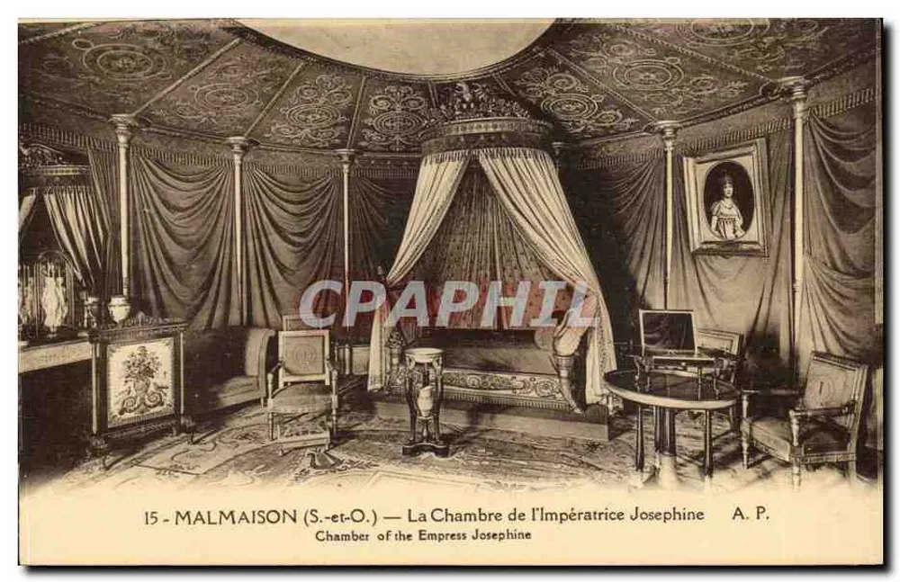 Malmaison (S.-et-O.) — Das Zimmer der Kaiserin Joséphine — A.P. - Vorderseite