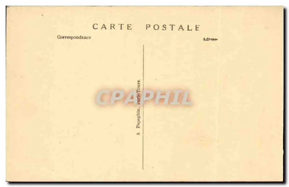 Malmaison (S.-et-O.) — Das Zimmer der Kaiserin Joséphine — A.P. - Rückseite