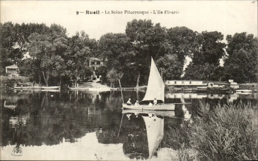 Rueil - Die pittoreske Seine - Die blühende Insel - Vorderseite