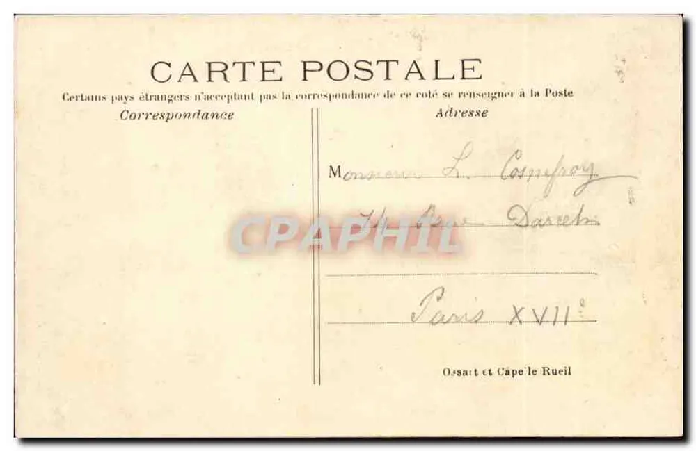 RUEIL — Die Straße zum Saint-Cucufa-Wald — n°103 - Rückseite