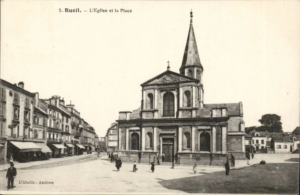 Rueil - A Igreja e a Praça — L'Abellio - Asnières - Frente