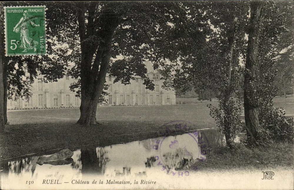 Rueil — Schloss Malmaison, der Fluss — JND Hot. - Vorderseite
