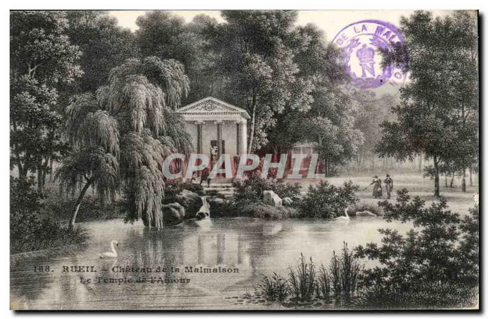 Rueil — Schloss Malmaison — Tempel der Liebe — A. Ossart, Verlag Rueil - Vorderseite