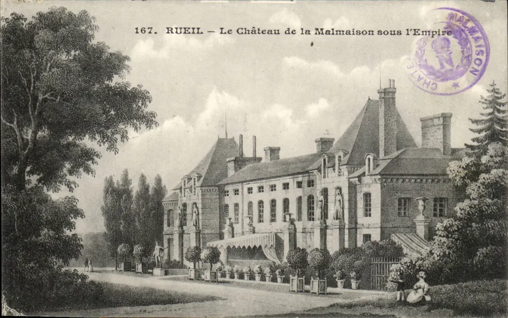 Rueil — Das Schloss Malmaison unter der Herrschaft Napoleons — Verlag A. Ossart, Rueil - Vorderseite