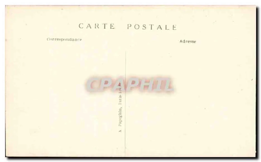 La Malmaison (S.-et-O) — Le Cabinet de travail d'été du Premier Consul — A.P. - Rückseite