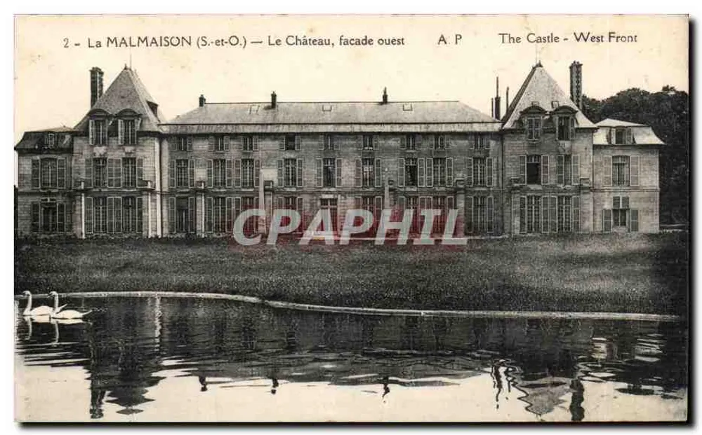La Malmaison (S.-et-O.) — O Castelo, fachada oeste — A.P. - Frente