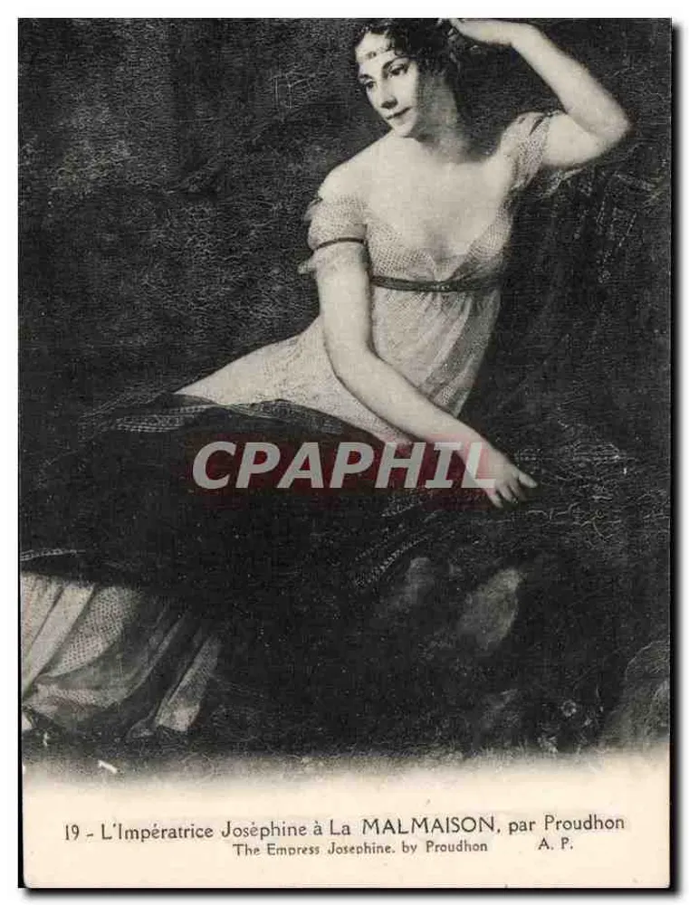 Kaiserin Joséphine in La Malmaison — von Proudhon — A.P. - Vorderseite