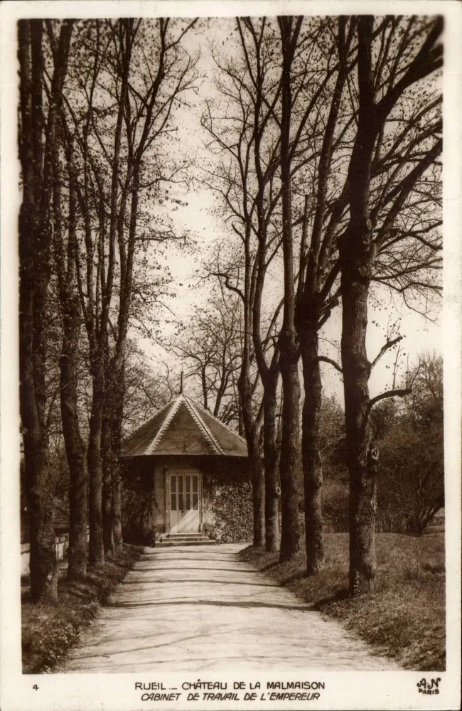 Rueil - Château de la Malmaison - Studierzimmer des Kaisers - A.J.N. Paris, Nr. 4 - Vorderseite