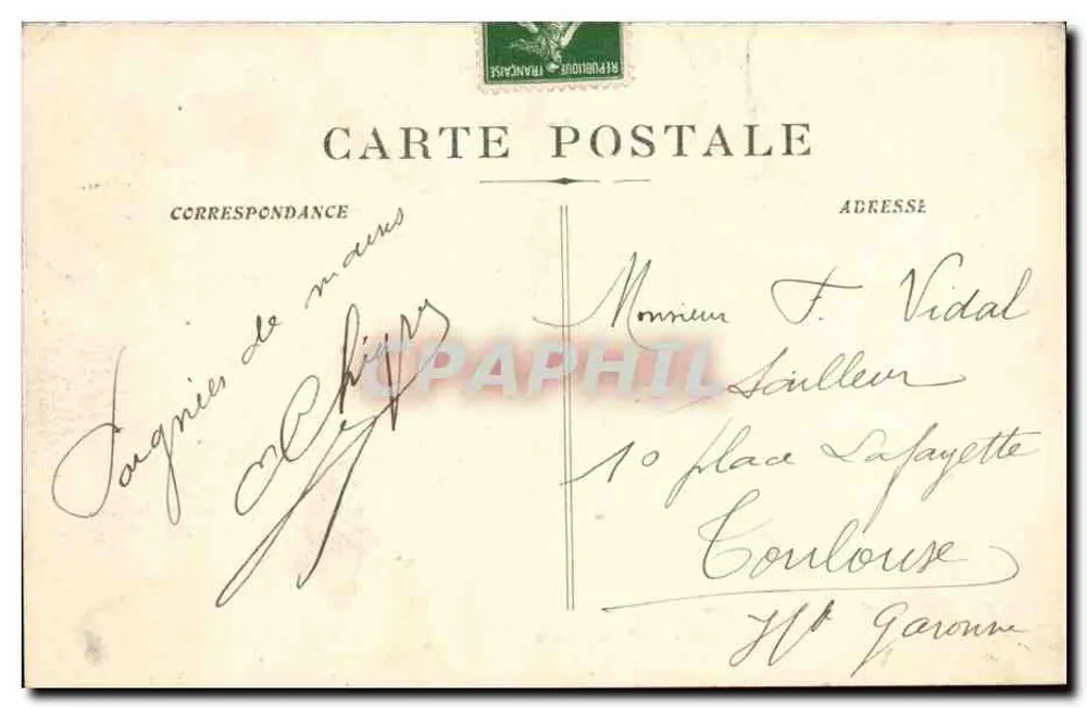 Bordeaux — A Porta Dijeane — Estabelecimento das Novas Galerias — 35 - Verso