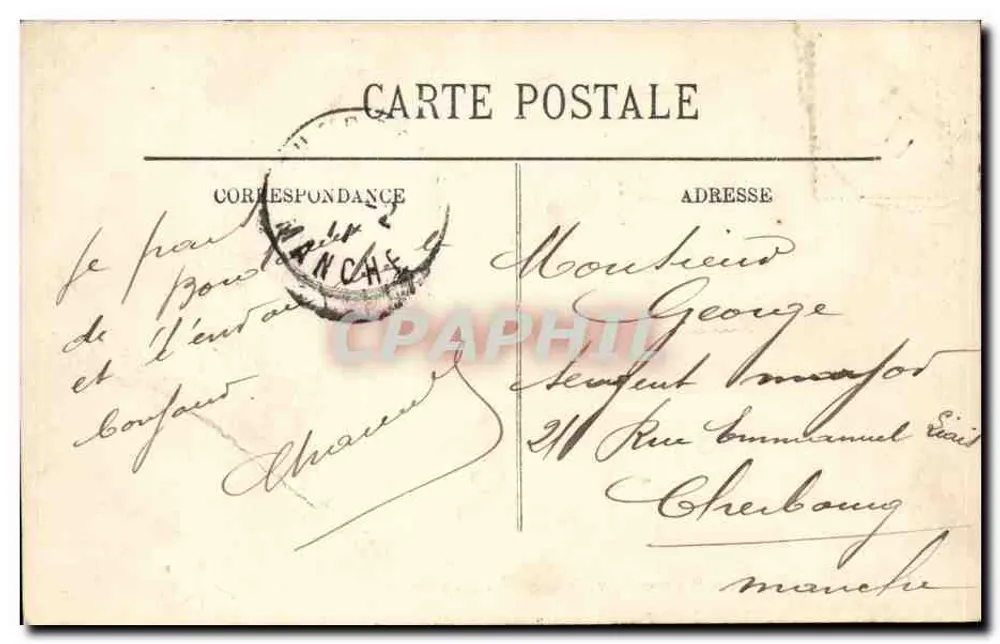 Bordeaux — Die Rostralsäulen und die Quinconces — LL - Rückseite