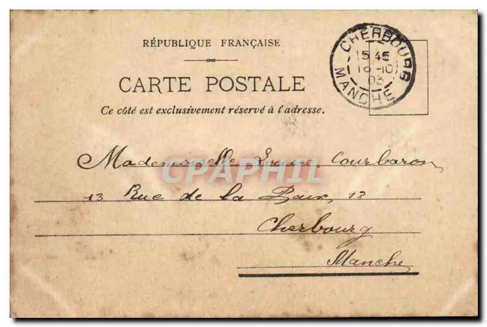 Bordeaux — A Porta das Salinas — J. L. Editor, Bordeaux - Verso