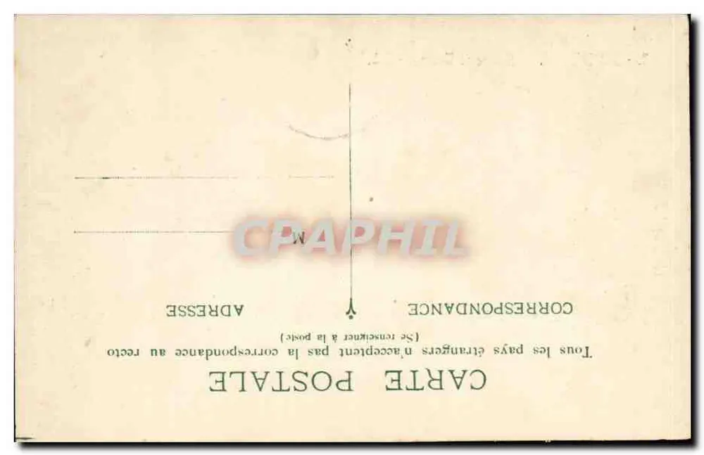 Bordeaux — Estátua de Tourny — B.L. - Verso