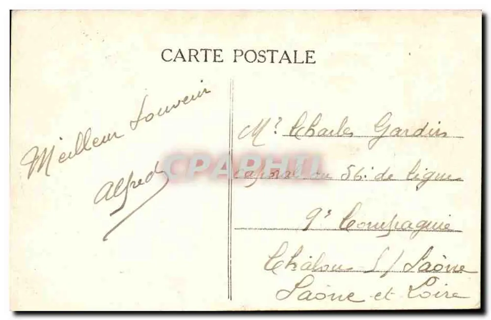 Bordeaux — Monument dos Girondins — A.H. 94 - Verso