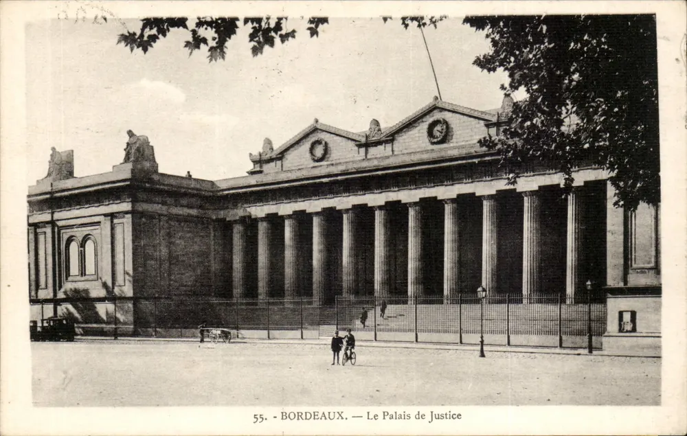 Bordeaux — O Palácio de Justiça — Edição « Banes-Tyriennes » - Frente