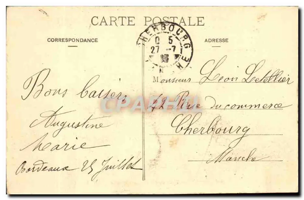 Bordeaux - Catedral de São André — M.D. n°160 - Verso